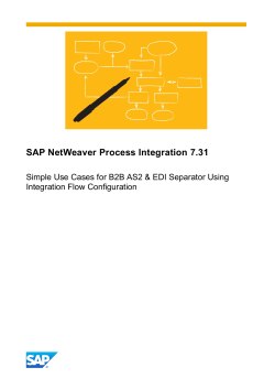 Simple Usecases of PI B2B - AS2 and EDI Separator