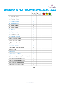 Part 1 - Maltby Academy