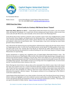 A First Look at a Century Old Storm Sewer Tunnel