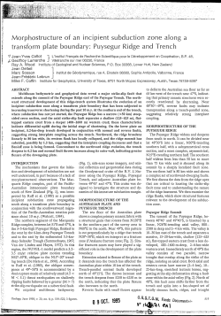 Morphostructure of an incipient subduction zone along a transform