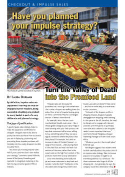 Have you planned your impulse strategy?