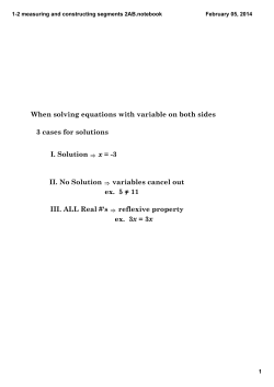 1-2 measuring and constructing segments 2AB.notebook