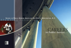 s chool of public affairs , a merican u niversity , washington , dc