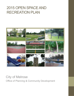 2015 open space and recreation plan