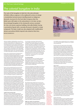 The colonial bungalow in India - International Institute for Asian