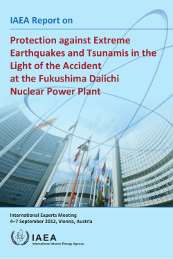Protection Against Extreme Earthquakes and Tsunamis in
