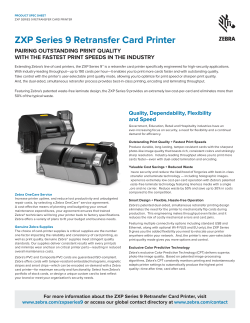 ZXP Series 9 Brochure