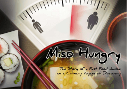 The Story of a Fast Food Junkie on a Culinary Voyage of Discovery