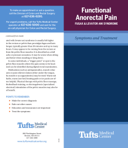 Functional Anorectal Pain