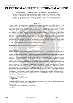 electromagnetic punching machine