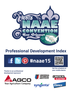 naae15 - National Association of Agricultural Educators