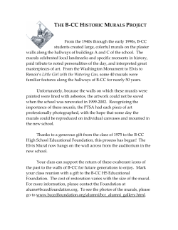 The B-CC Historical Murals Project