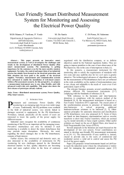 User Friendly Smart Distributed Measurement System for