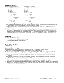 Ch. 9 Review solutions SPH3U
