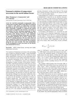 Seasonal evolution of temperature inversions in the north