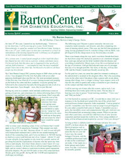 Fall 2016 Newsletter