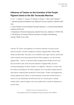 Influence of Taoism on the Invention of the