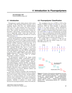 Introduction to Fluoropolymers