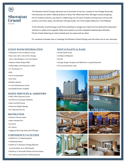 Hotel Fact Sheet - Sheraton Grand Chicago