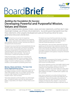 BoardBRIEF - Building the Foundation for Success