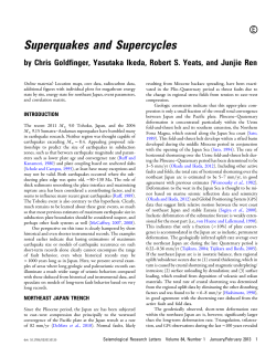"Superquakes and Supercycles" released