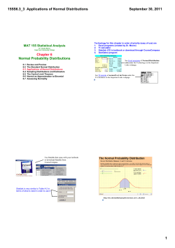 155S6.3_3 Applications of Normal Distributions