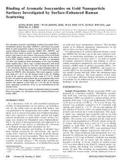 Binding of Aromatic Isocyanides on Gold Nanoparticle