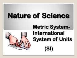 Metric Measuring PPT