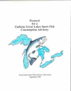 Protocol for a Uniform Great Lakes Sports Fish Consumption Advisory