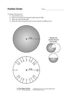 Fraction Circles