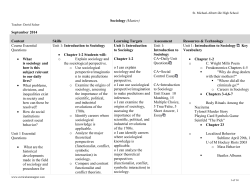 Curriculum Map