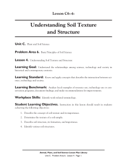 Understanding Soil Texture and Structure