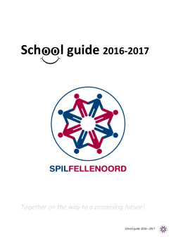 Sch l guide 2016-2017 - Kindcentrum Fellenoord