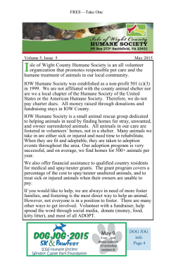 I sle of Wight County Humane Society is an all volunteer