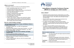 Malone Antegrade Continence Enemas (MACE)