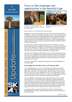 1 / 2009 - (SKA) South Africa