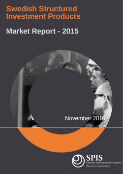 Swedish Structured Investment Products