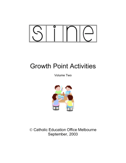 Growth Point Activities &ndash; COUNTING