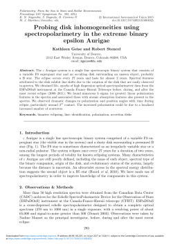 Probing disk inhomogeneities using
