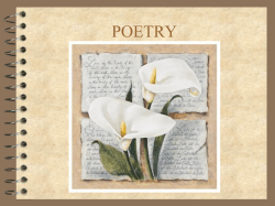 poetry - Denton ISD