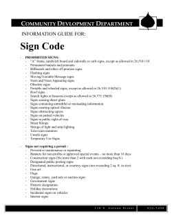 Sign Code - City of Aspen
