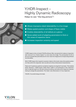 Y.HDR-Inspect – Highly Dynamic Radioscopy