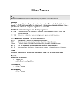 Teacher Notes - UH - Department of Mathematics