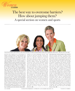The best way to overcome barriers? How about jumping them?