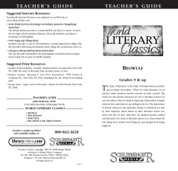 teacher`s guide teacher`s guide