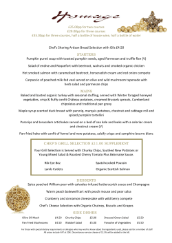 35.00pp for three courses, half a Chef`s Sharing Pumpkin