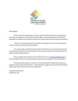 Dear Educator- Thanks so much for volunteering your time to help