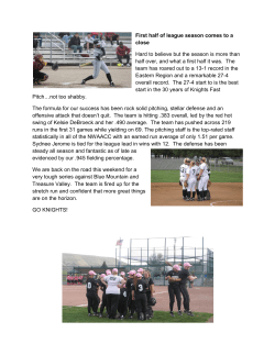 First half of league season comes to a close Hard to believe but the