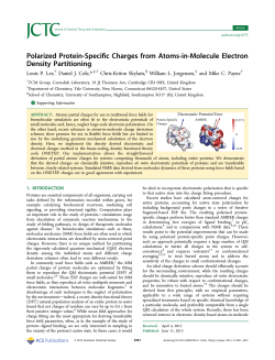 Polarized Protein-Specific Charges from Atoms-in