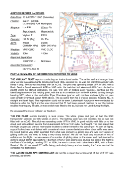 Airprox Report 2013073